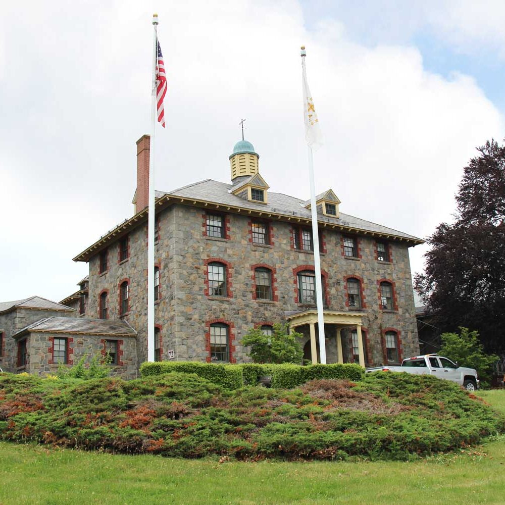 front view of a building